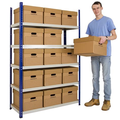 metal shelves boxes of paper|metal storage shelves uk.